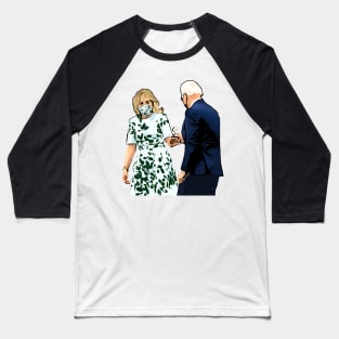 Joe Biden Picks a Dandelion Baseball T-Shirt